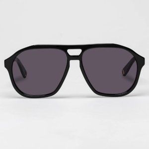 Indescratchables Flex Sunglasses, Black Aviator